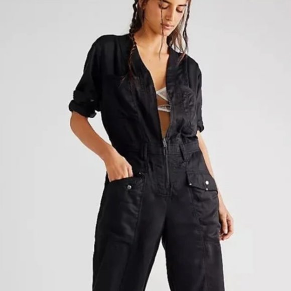 Free People Time For Me Coveralls NEW - Picture 5 of 8